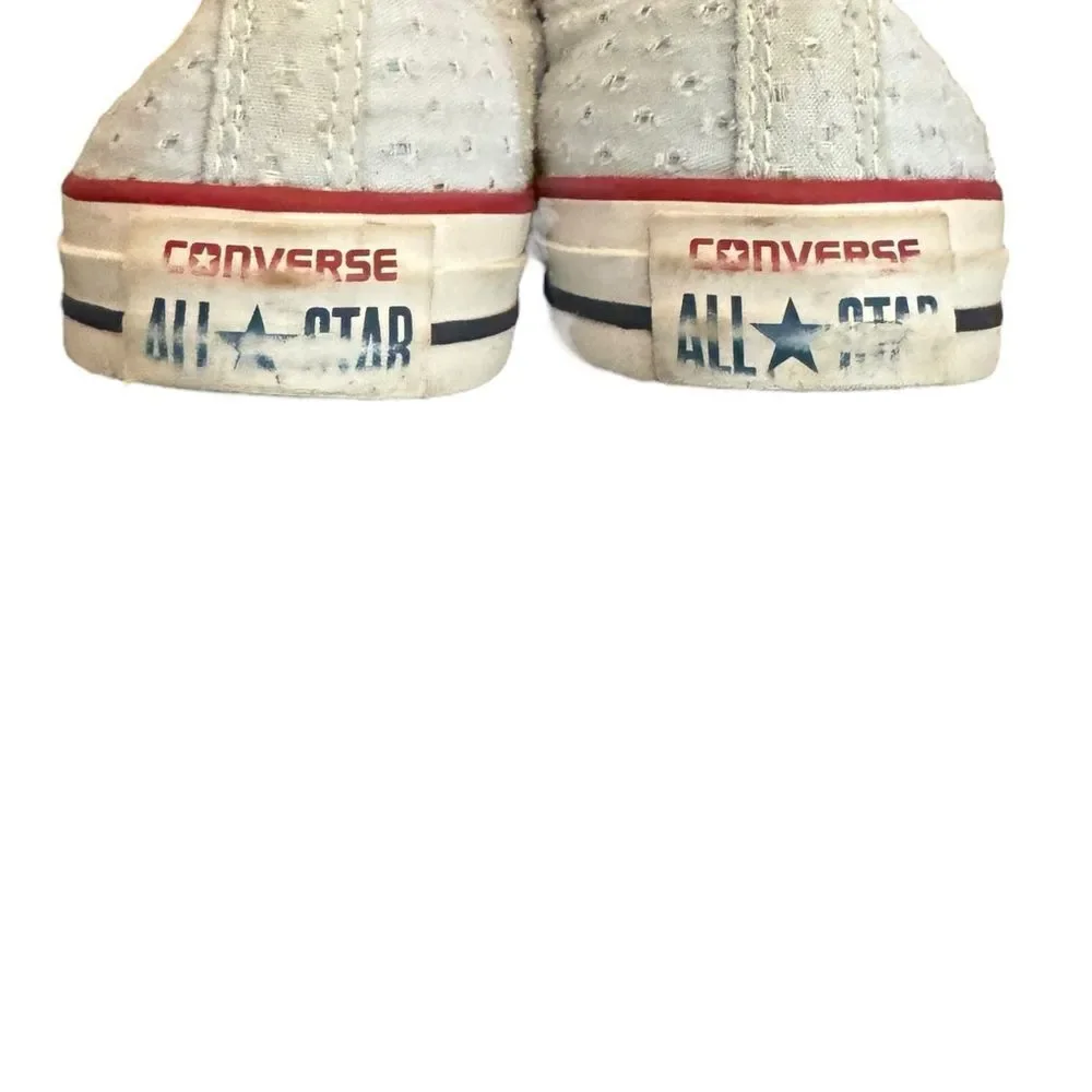 Converse Chuck Taylor Ox 'Fountain Blue' Perforated Low-Top Sneakers 8 - Picture 6 of 7